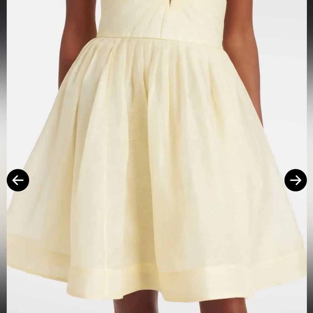 Zimmermann Pleated Linen &
Silk Minidress - Picture 6 of 11